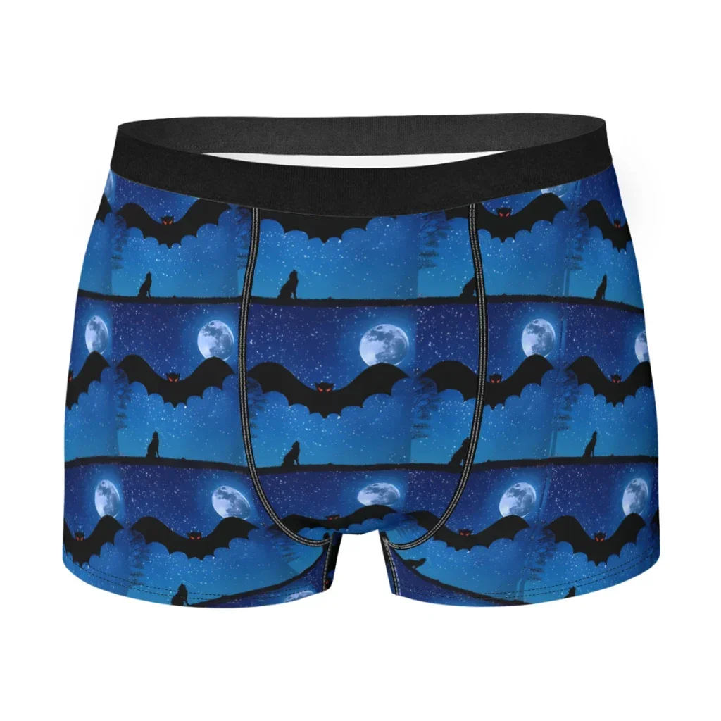 Features The Bats Animals Underpants Homme Panties Man Underwear Ventilate Shorts Boxer Briefs