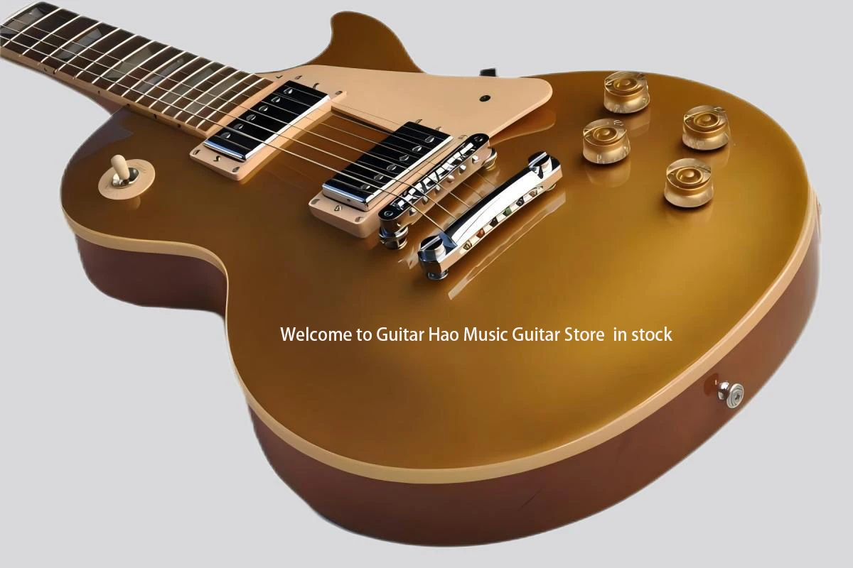 best china guitar Traditional Gold top FANTASTIC Electric Guitar OEM Musical Instruments Free