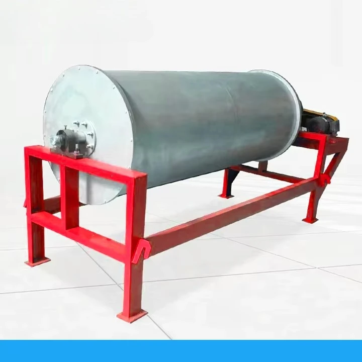 Overhead Drum Pulley Head Magnetic Pulley Pulley Belt Magnetic Separator