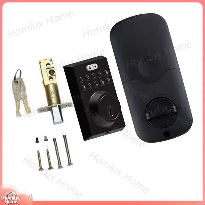 Smart Mortise Door Lock for Home Office Airbnb Single Latch Electronic Keyless Front Entrance Door Lock with Password