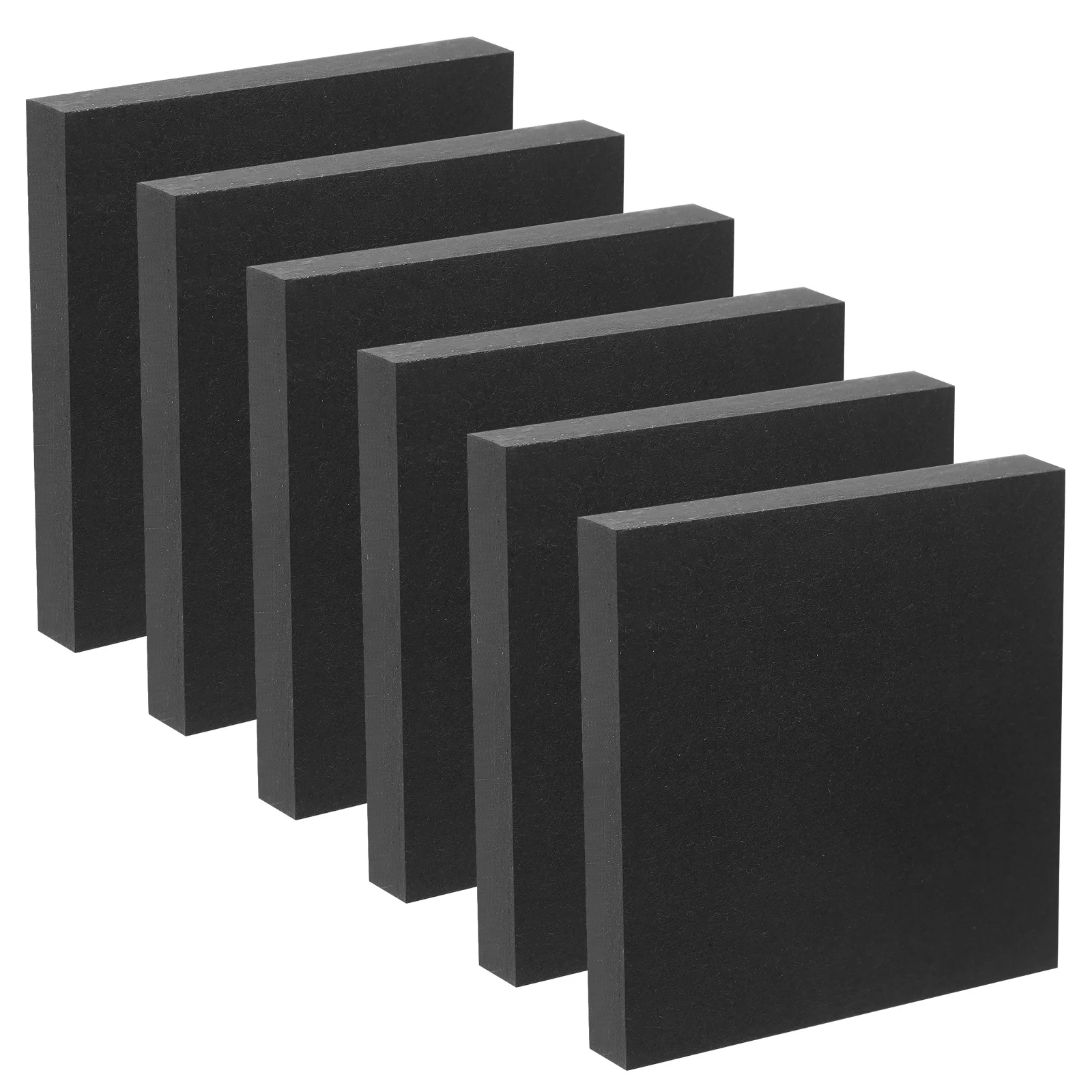 

1Set Black Memo Stickers Simple Stylish Office Home Use Tearable Self Adhesive Notes Portable Daily Use Memo Pads Sticky