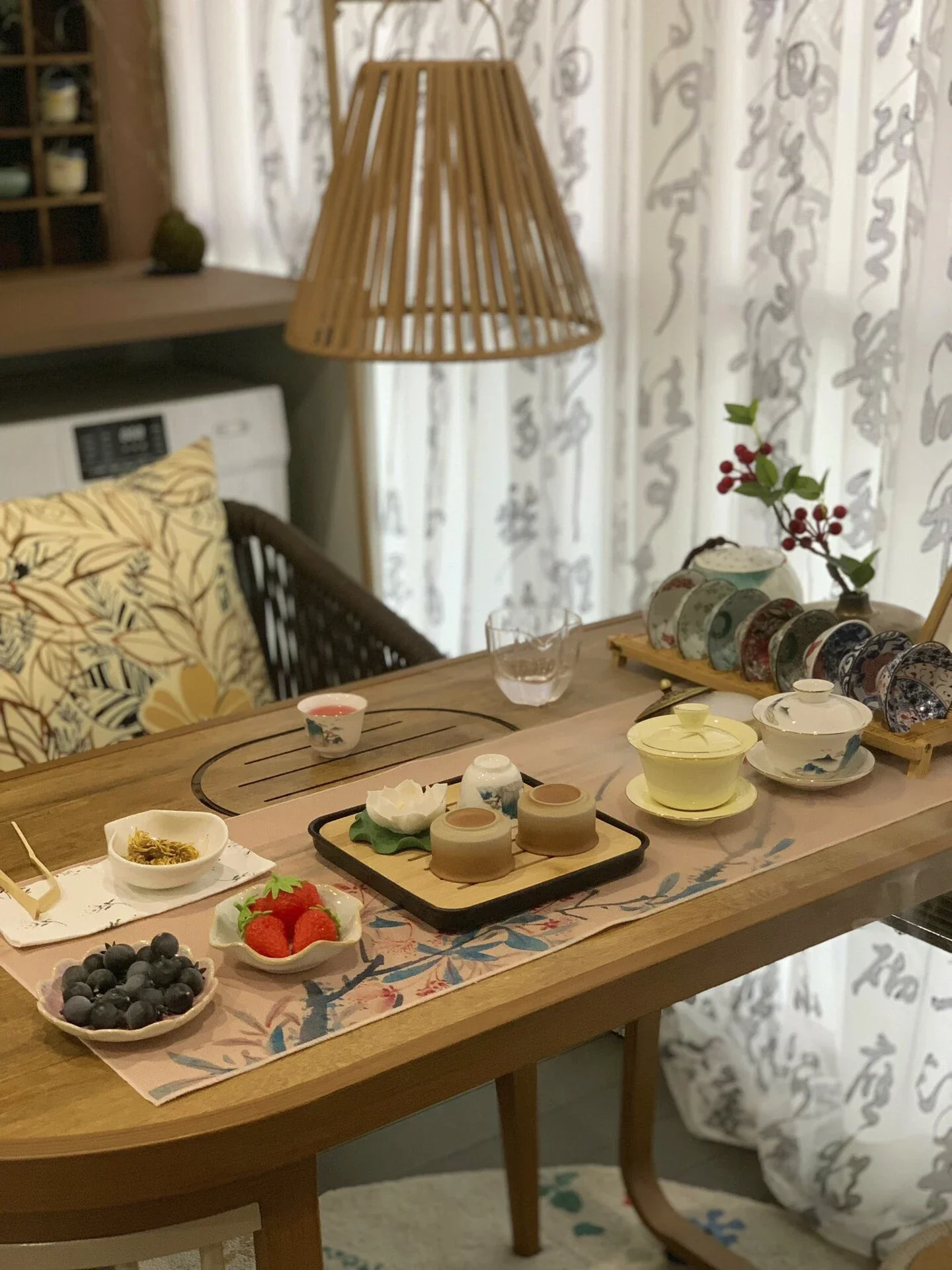 Balcony Tea Table And Chair Combination Tea Table
