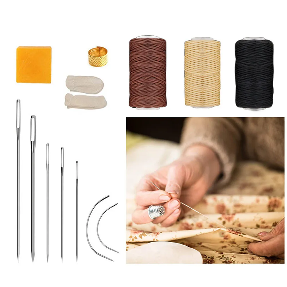 

25Pcs DIY Craft Kit Professional Hand Stitching Tools for Sewing Fabric Denim Canvas Tarpaulin Projects