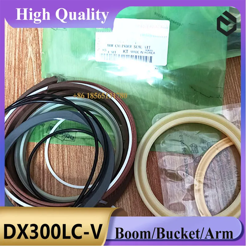 

Комплект уплотнений для стрелы и ковша экскаватора Doosan DX225LCV DX225-7 DX225LC-7 DX225LC-8 DX260LC-7 DX300LC-3 DX300LC-V