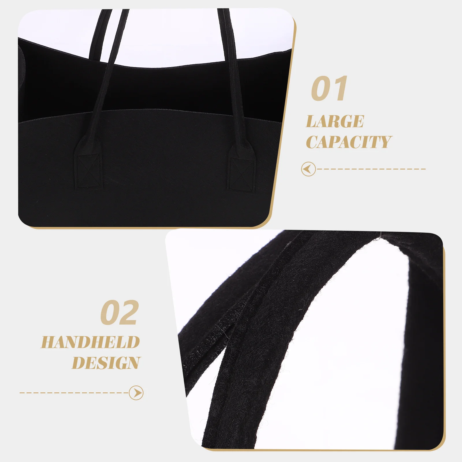 

Foldable Felt Storage Bag Premium Reusable Large Tote for Firewood Logs Garden Tools Picnic Camping Outdoor Firewood Carrier