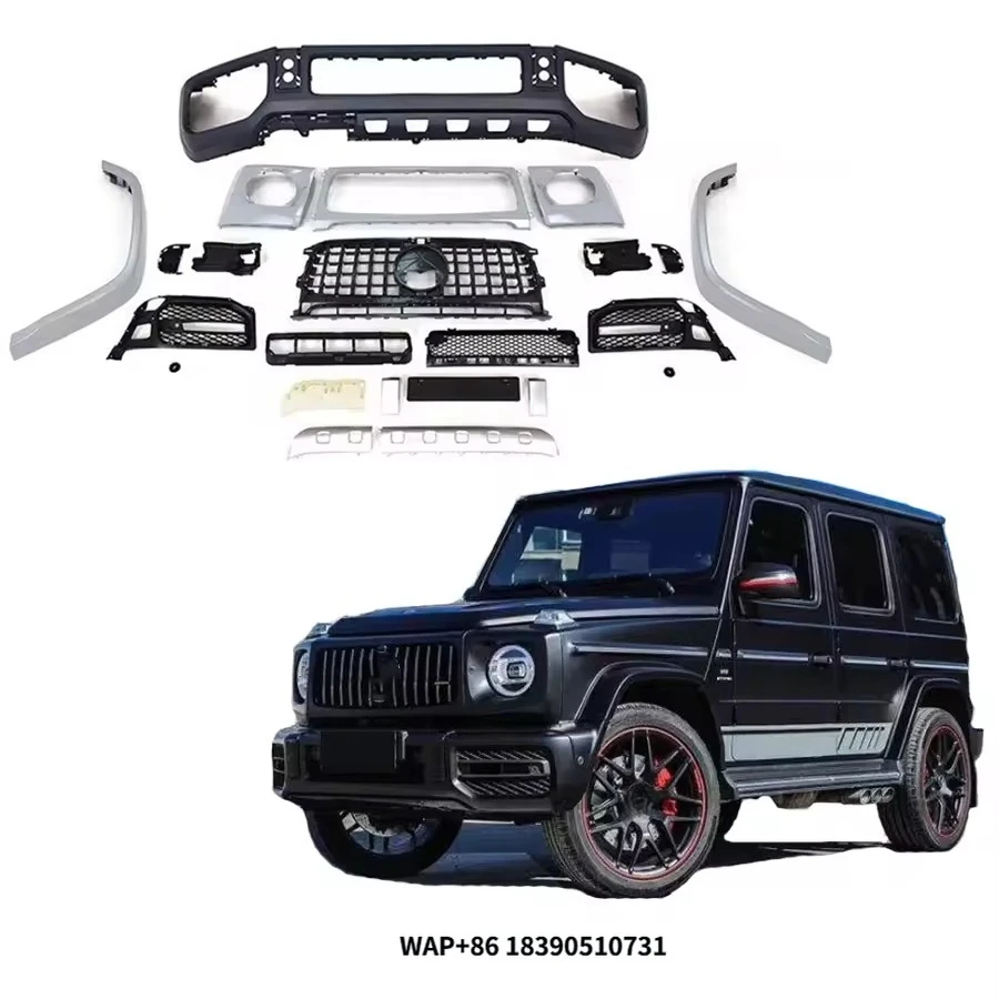 

Комплект обвеса G-класса W464 для G-Wagon W464 G500: Обновление до G63 с расширенными передними крыльями, передним бампером, решеткой радиатора и крышкой фар