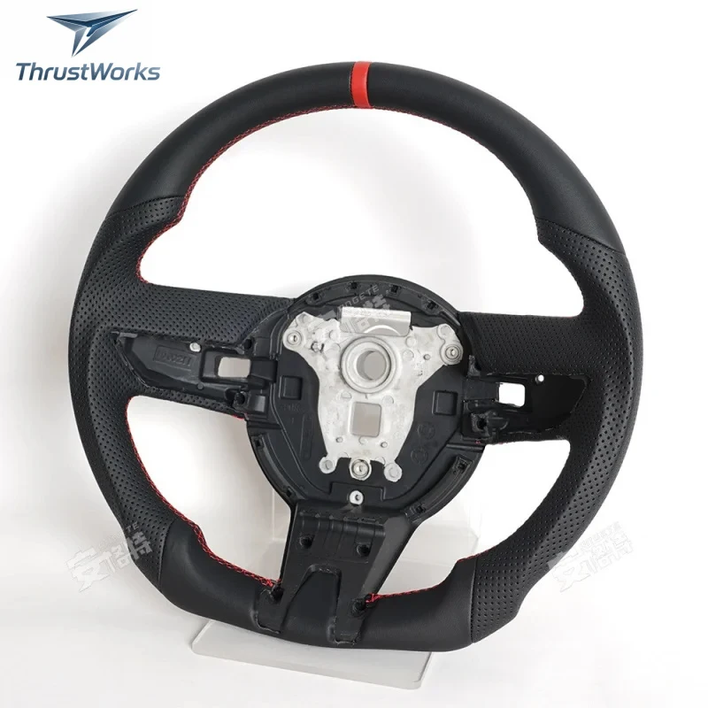

TOP 2010-2013 Modification And Upgr To A Full-Leather Sports Car Steering Wheel