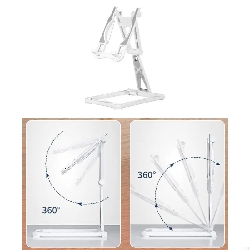 Tabletop CRADLE CRADLE Meja Tablet Tablet Mount Stand untuk menonton video k1kf