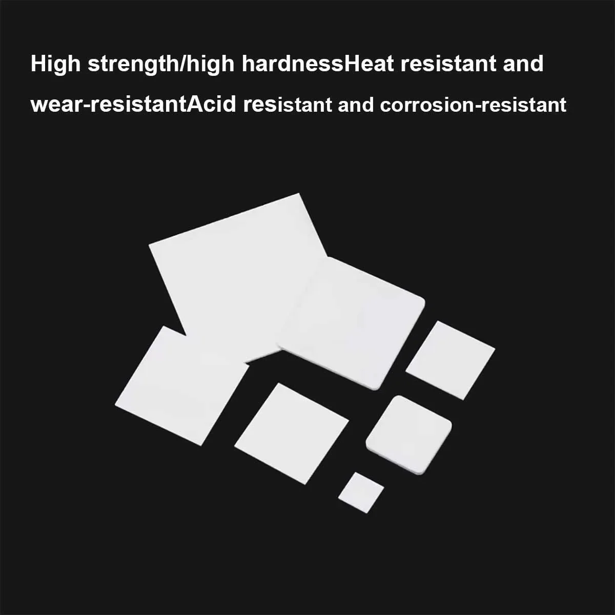 Thickness 0.2/0.5/1/2/3mm 95 Aluminum Oxide Ceramic Sheet Board Wear Resistance Insulating Substrate Plates High Temperature