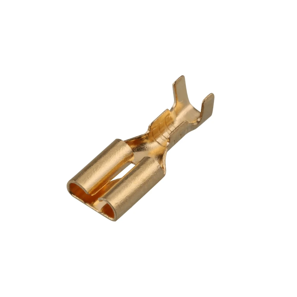 50/100 PCS DJ621-E4.8A Automotive Connectors Terminal Block Terminal Copper Terminal Insert Pin