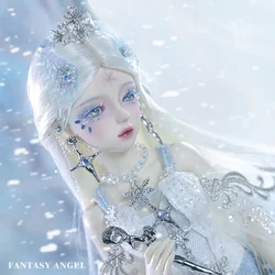 Joybjd 1/4 Uriel 1/4 BJD Doll Fullset B Snow Queen Style Ball Jointed Doll Resin Toy