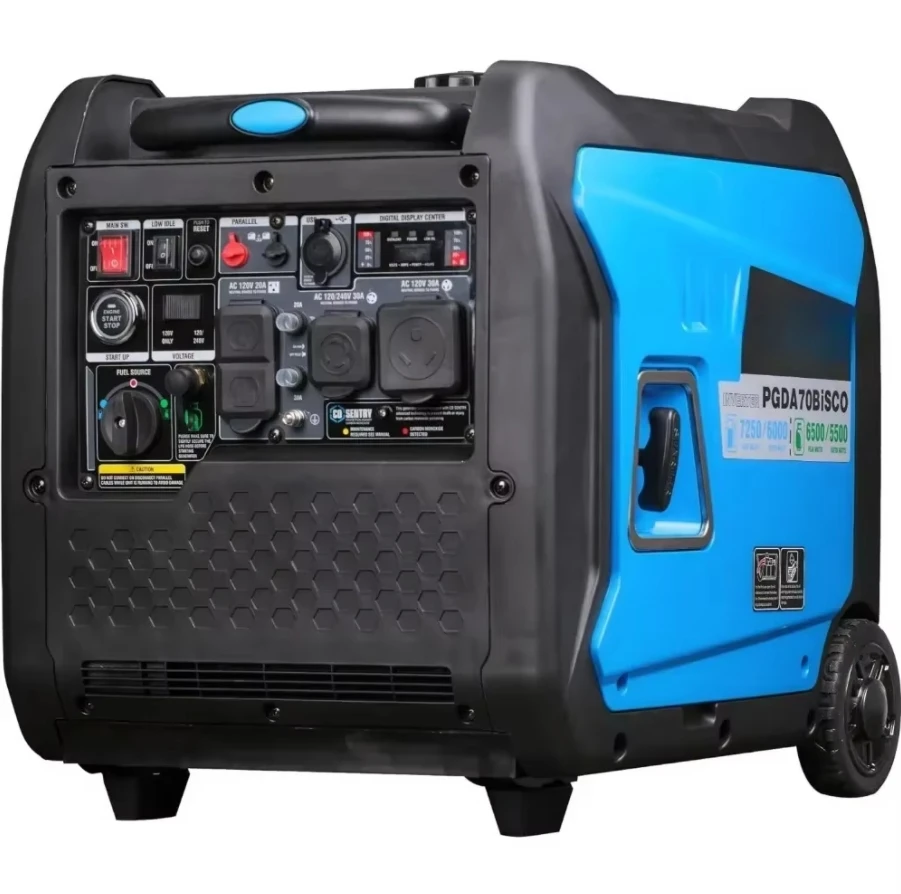 7,250-Watt Super Quiet Dual Fuel Inverter Generator with Remote Start Commercial, Residential, Camping ‎24.3