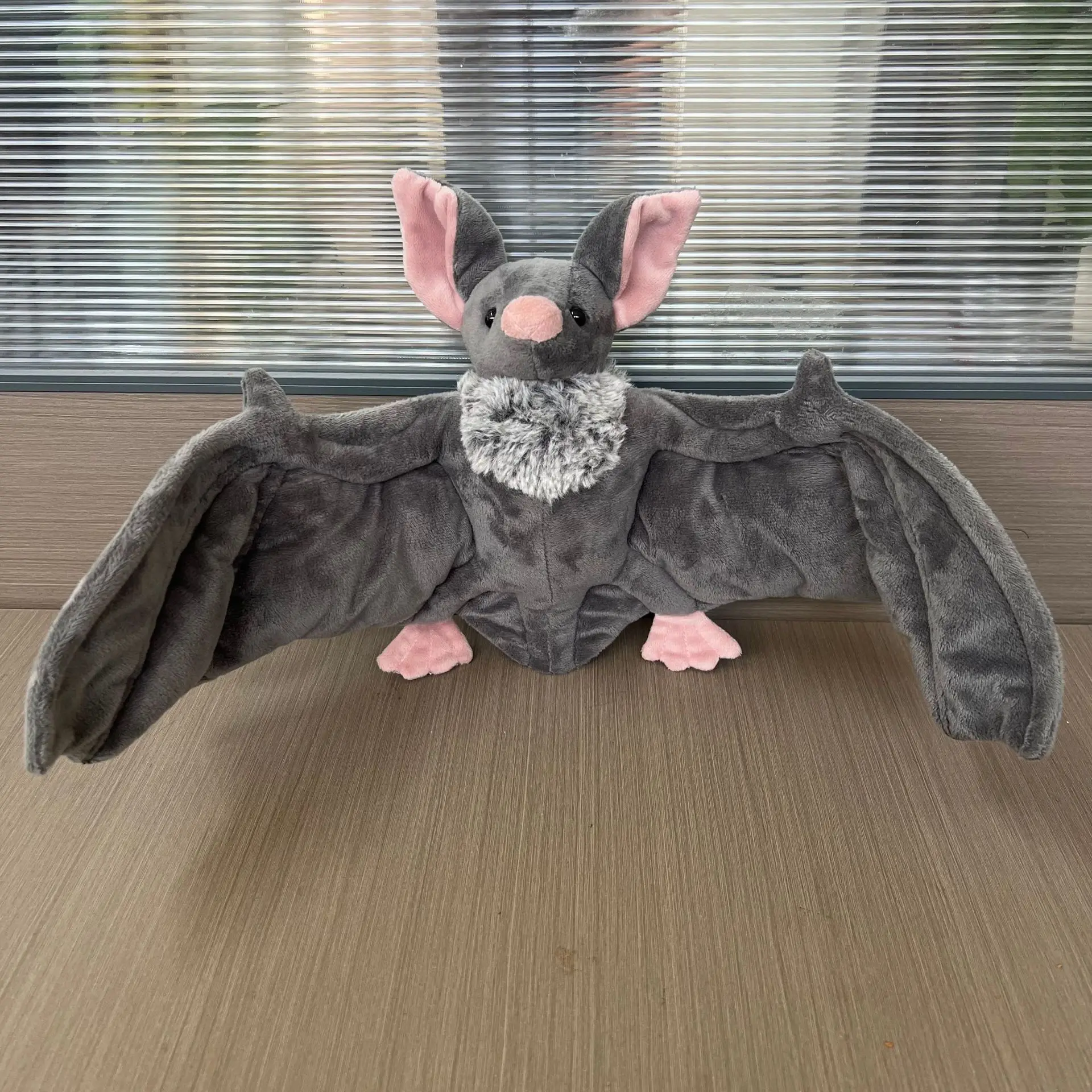 25cm Anime cartoon Halloween decorations bat Q Version plush Action Figure doll Model Toys Sofa decoration Collectible Gifts