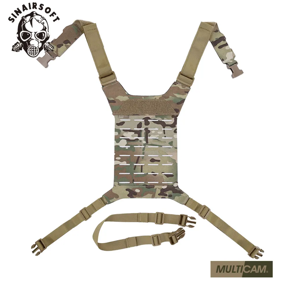 

Tactical D3 SS MK Chest Rig Hunting Airsoft Molle Vest Chest Rig Strap Universal Vest Back Panel Equipment Accessories