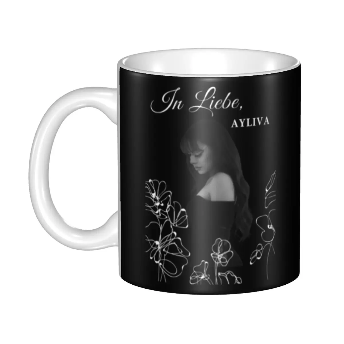 Custom Customized Music Singer Ayliva Mug DIY Ceramic Milk Tea Coffee Cup