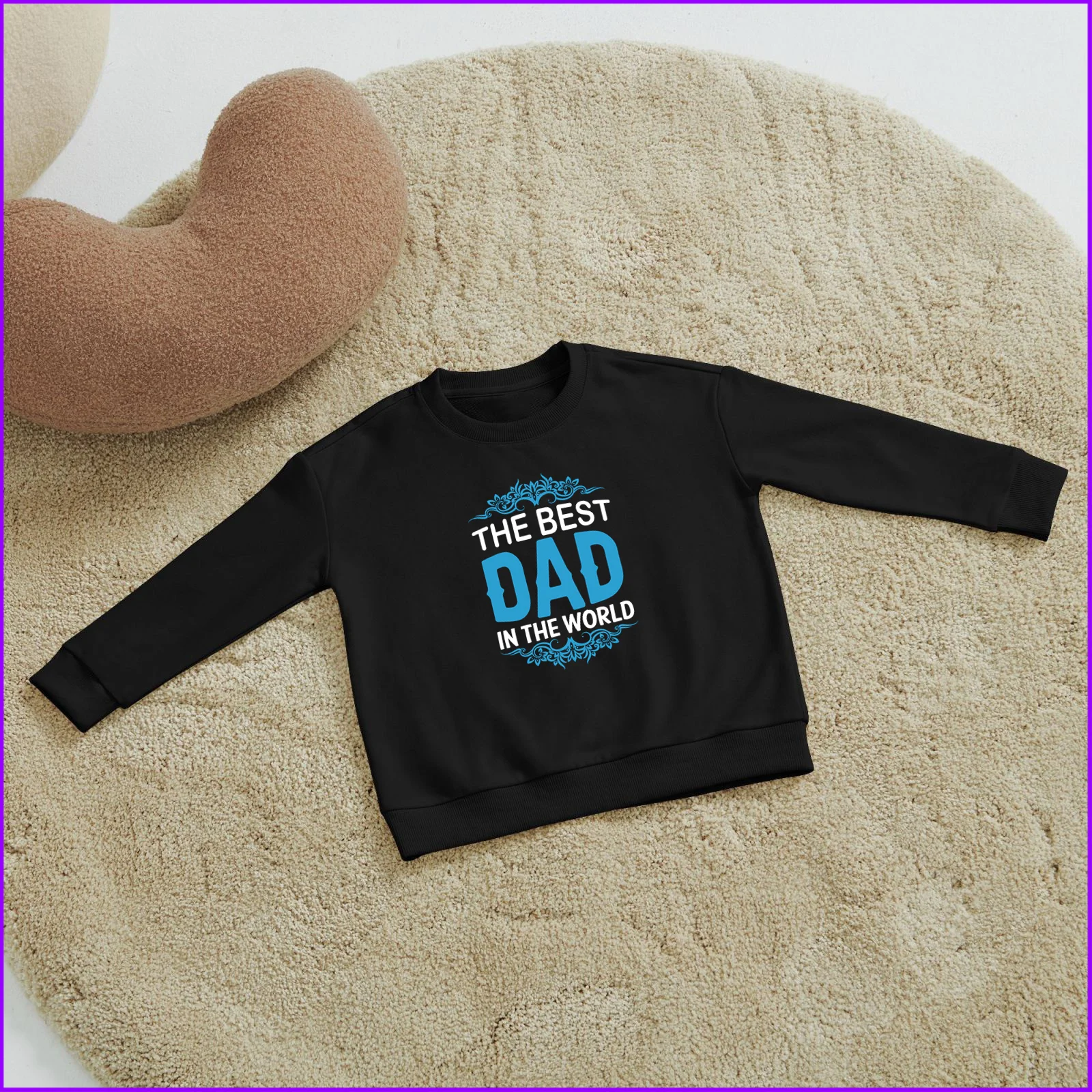 The Best Dad In The World Father'S Days Gift Sja1521 Kids Boys Girls Hoodies Sweatshirts Tops Teen Clothes Rainbow Friends High