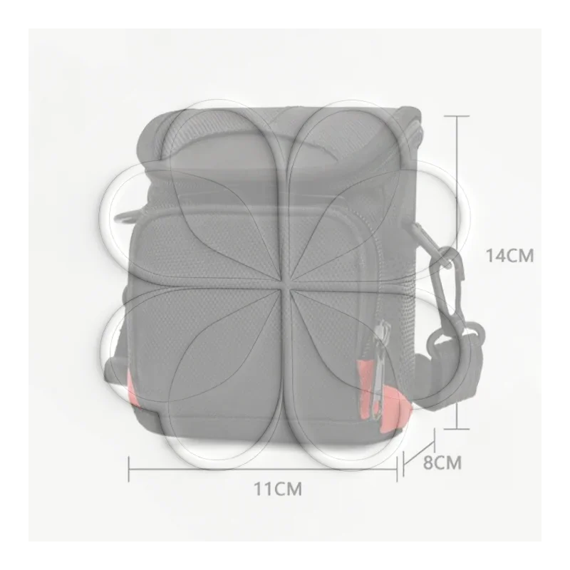 Waterproof SLR Camera Bag for  Nylon Shockproof Black Shoulder Bag with Large Capacity for Travel Photography