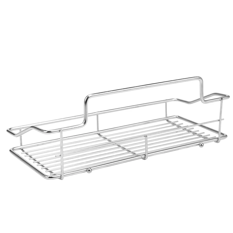 Badkamerplank, Wandgemonteerde Douche Caddy Traceless Lijm, Geen Booropslag Organizer Rack Roestvrijstalen Keuken, Bathro