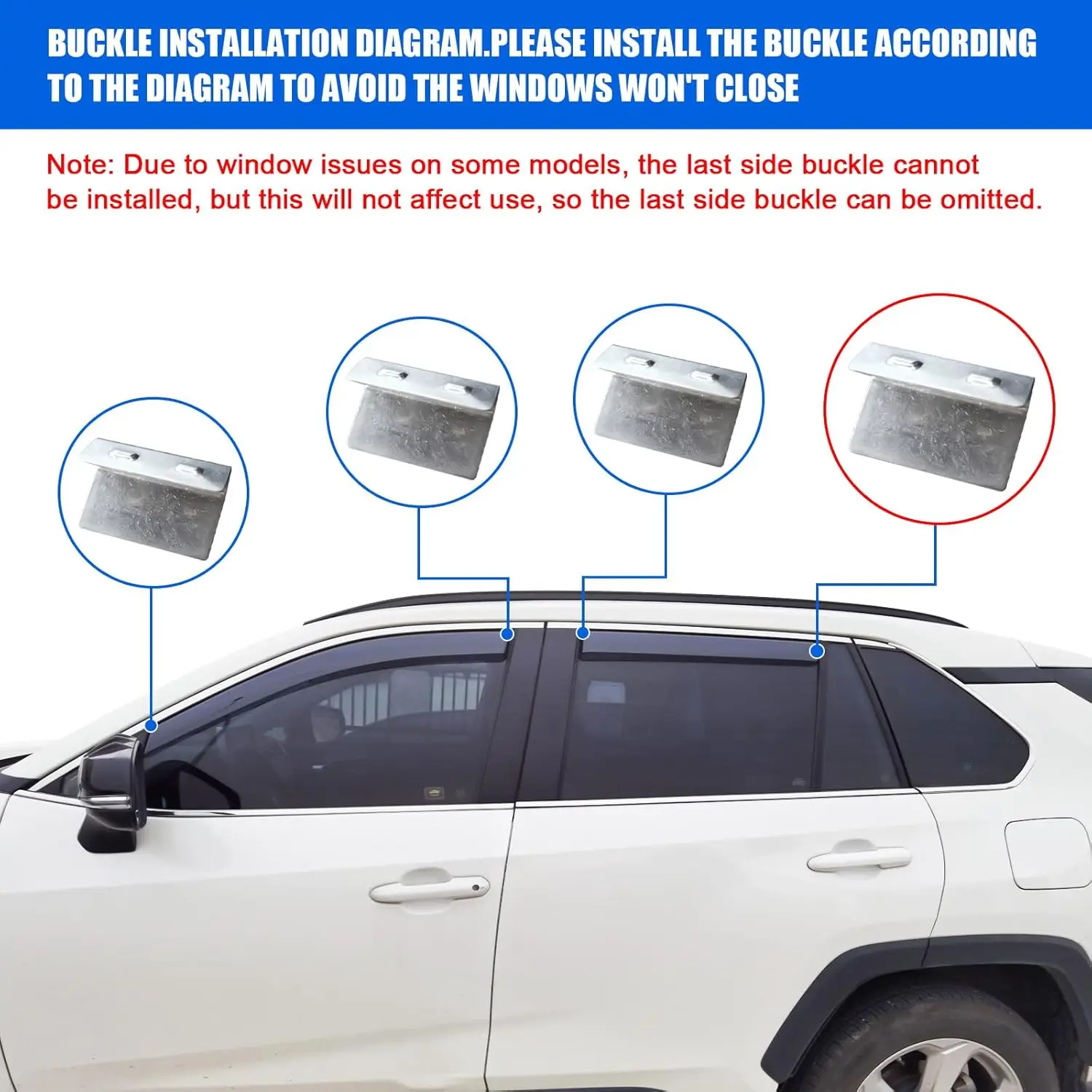 In Channel Rain Guards For VOLKSWAGON VW GOLF 5 6 7 2004+ Inside Wind Deflectors Window Vent Visors In-Channel Windbreakers view 3