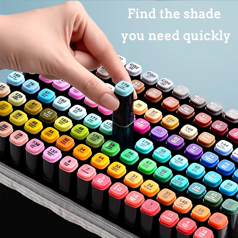 Rotuladores multicolores de 24 colores con pinceles para manualidades