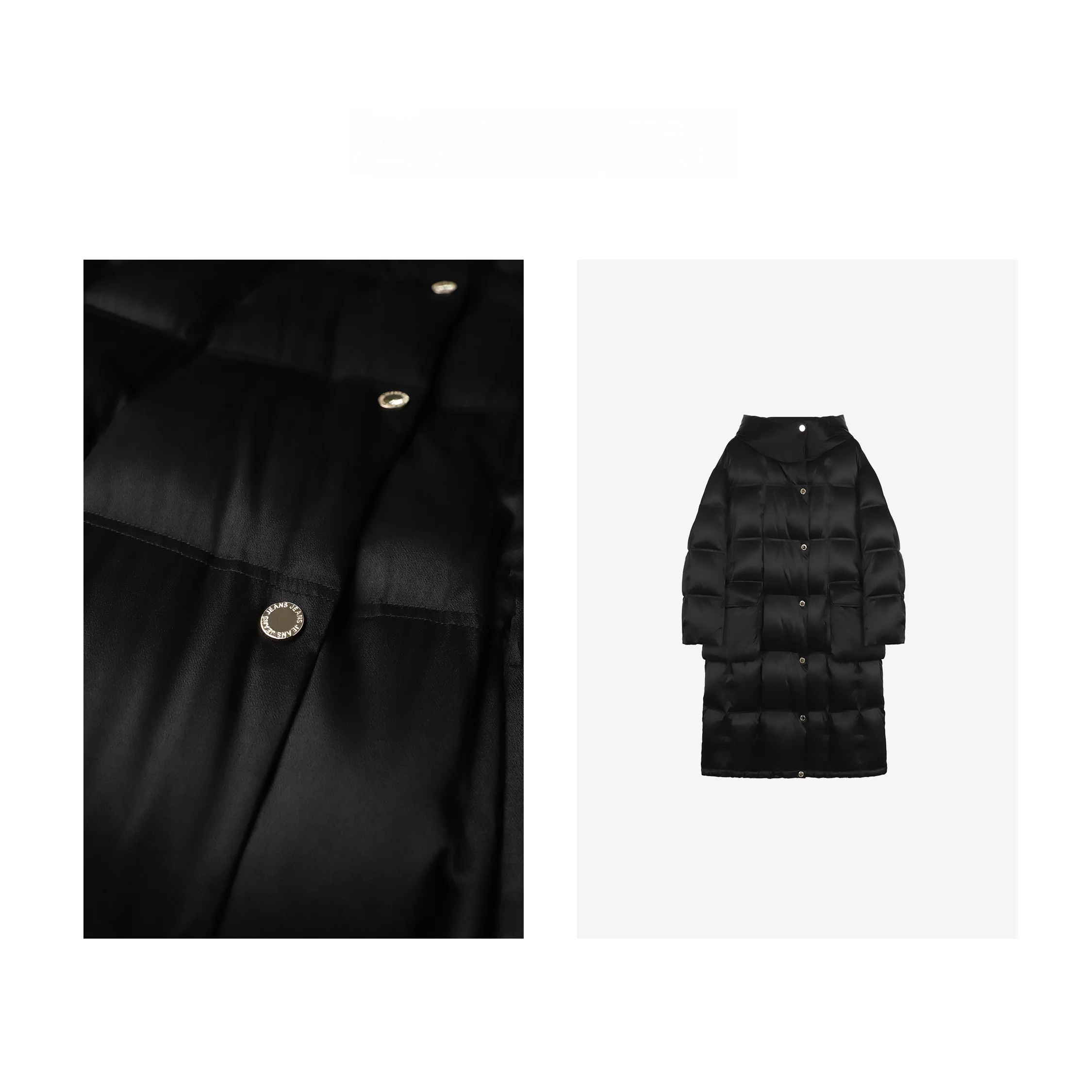 

Зимняя универсальная удлиненная женская куртка-пуховик Mknn Mk002 из 90% белого утиного пуха с капюшоном, модная, класса люкс