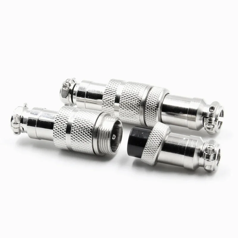 10 Set GX12  Docking 2 3 4 5 6 7Pin Male&Female Circular Panel Aviation Connector Butt Joint  Plug Socket