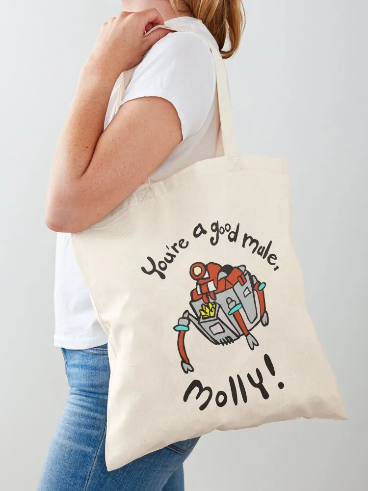 

Deep Rock Galactic - You're a Good Mule, Molly! Tote Bag tote bag women Women's handbag Lady bags tote bag