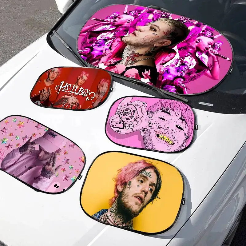 

L-Lil P-Peep Windshield Car Sunshade Funny Animal Windshield Sun Shade Window Cars Folding Rays Sun Visor Protector