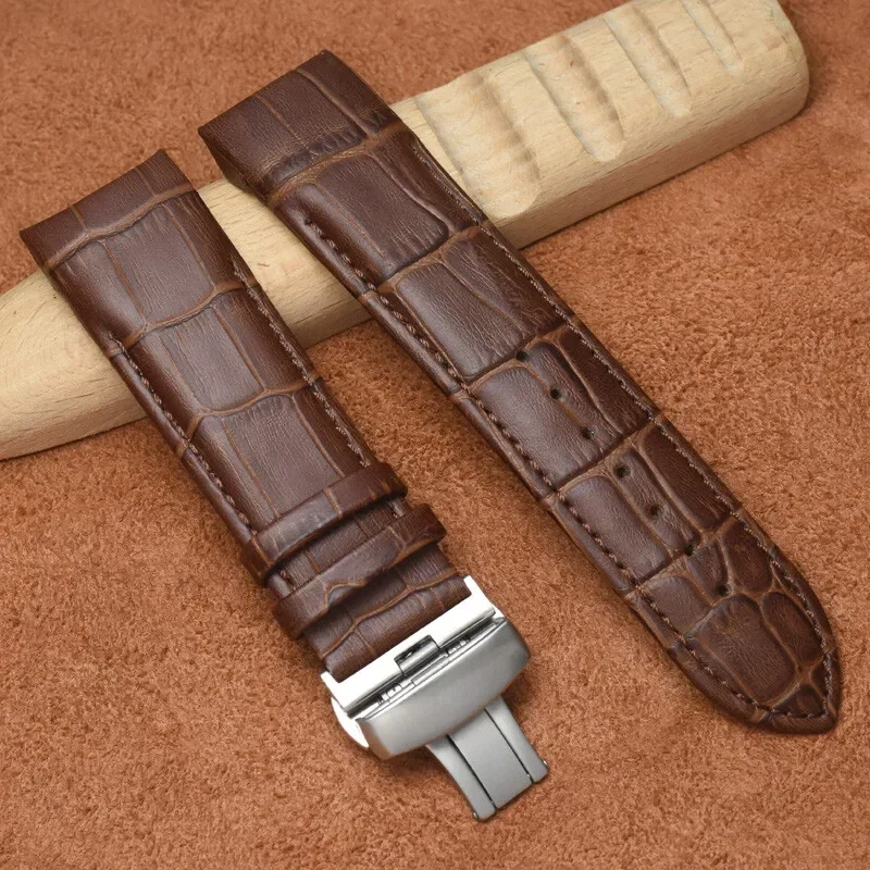 Genuine Leather Watch Band for Tissot 1853 Couturier T035410 T035617 Comfortable Watch Strap Accessories 22 23 24mm Wristband