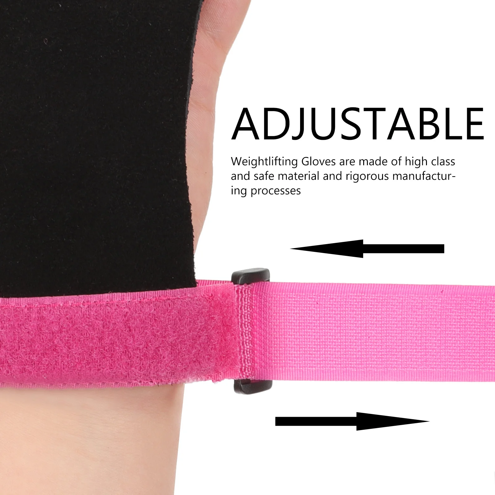 

2Pairs Non-Slip Palm Protectors Weightlifting Gloves Pull-Ups Training Wrist Straps Gym Palm Pads Fitness Grip Gloves