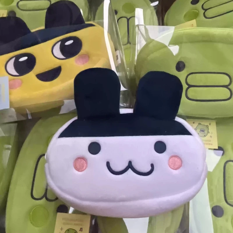 

In Stock Tamagotchi Cute Pen Bag Mametchi Kuchipatchi Anime Periphery Large Capacity Storage Bags Stationery Girl Birthday Gifts