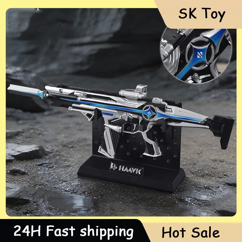 

24cm Delta Force Gun Model K437-Polaris Detachable Rifle Toy Ornament All Metal Crafts Game Cosplay Props Boys Gifts Collections