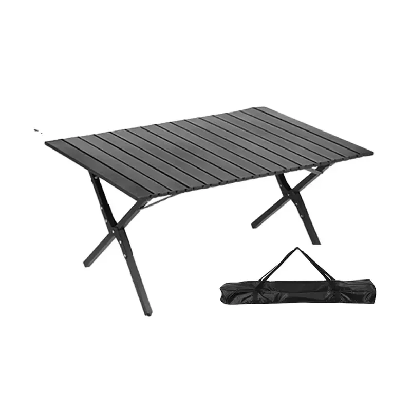 Heavy Duty Foldable Camping Table Thickened Carbon Steel Portable Picnic Dining Outdoor Furniture Custom Storage Solution for
