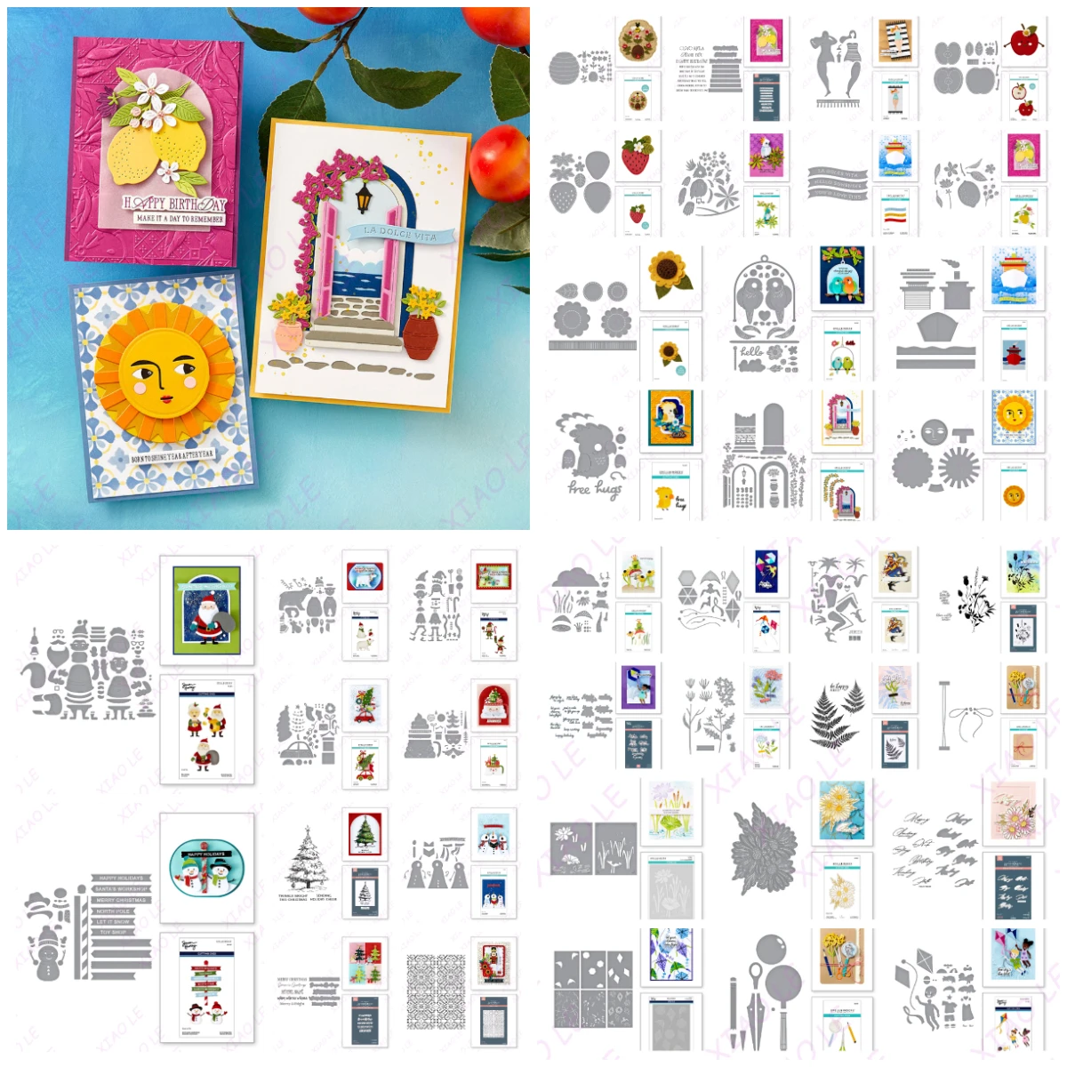 

Wildflowers Soaring Sentiments New Metal Cutting Dies Hot Foil Sets for DIY Craft Making Greeting Card Scrapbooking Decoration