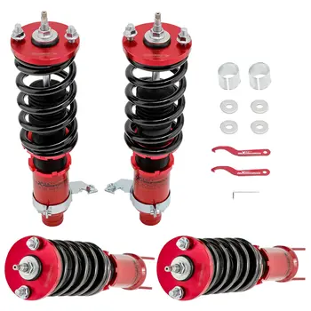 適用於本田思域第五代(1992-1995)EG5、EG6、EG7的絞牙避震器/懸吊支柱,也適用於EK9、EK4思域EK車型,可調式彈簧 10 最佳銷售 思域EK4 - №10