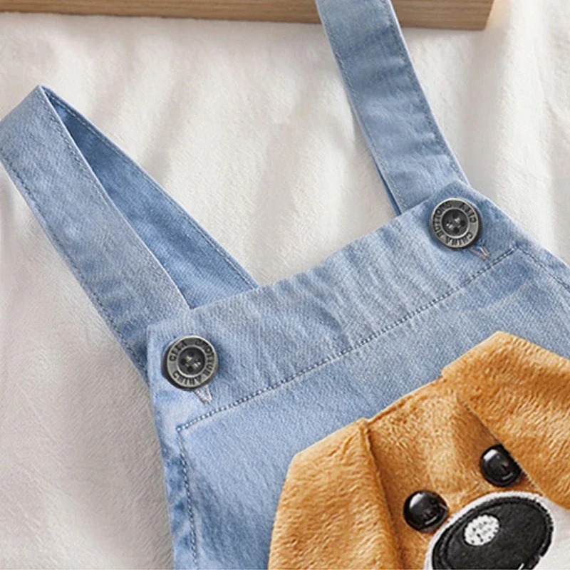 DIIMUU Toddler Baby Summer Jumper Pants Girl Shorts Overalls Boys Cartoon Trousers Dungarees Kids Children Clothing Jumpsuits