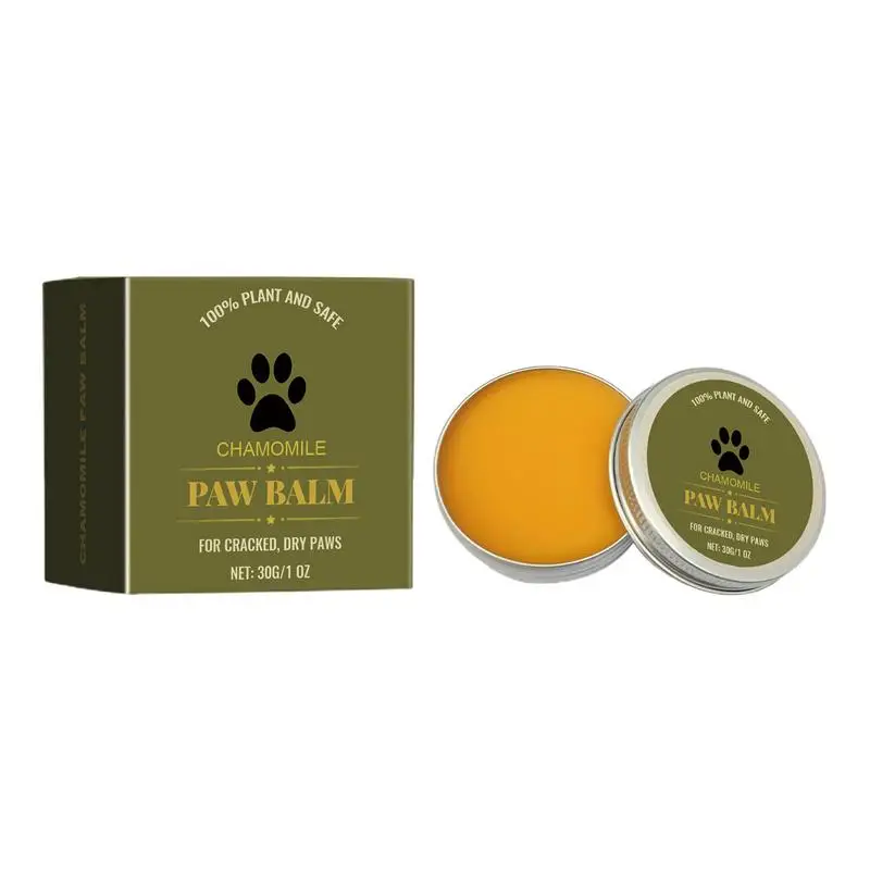 Paw Pad Balm Paw Moisturizer For Cracked Paws 30g Dog Paw Protection For Hot Pavement Dogs Paw Protectors Paw Pad Lotion