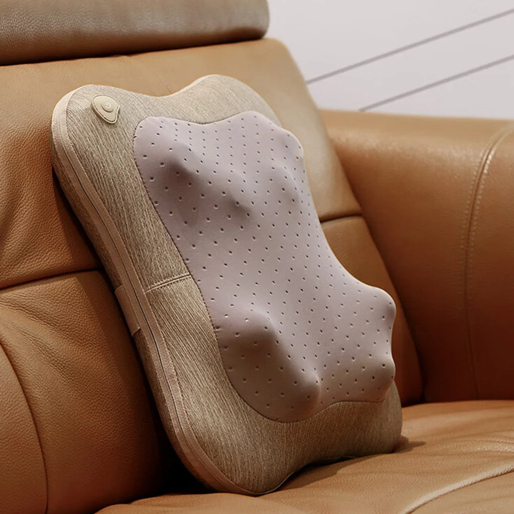 Multi Functional Waist Massager Neck and Back Kneading Massager Relaxation Hot Compress Relieve Muscle Tiredness Gift