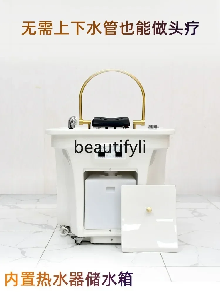 

ss D Toudao soup removable hair treatment instrument beauty salon shampoo basin with constant temperature water circulation
