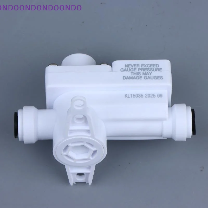 

6.35mm 8mm Duotight Inline Regulator with 60psi Integrated Gauge for Beer Homebrew Draft Gas Line Dispensing