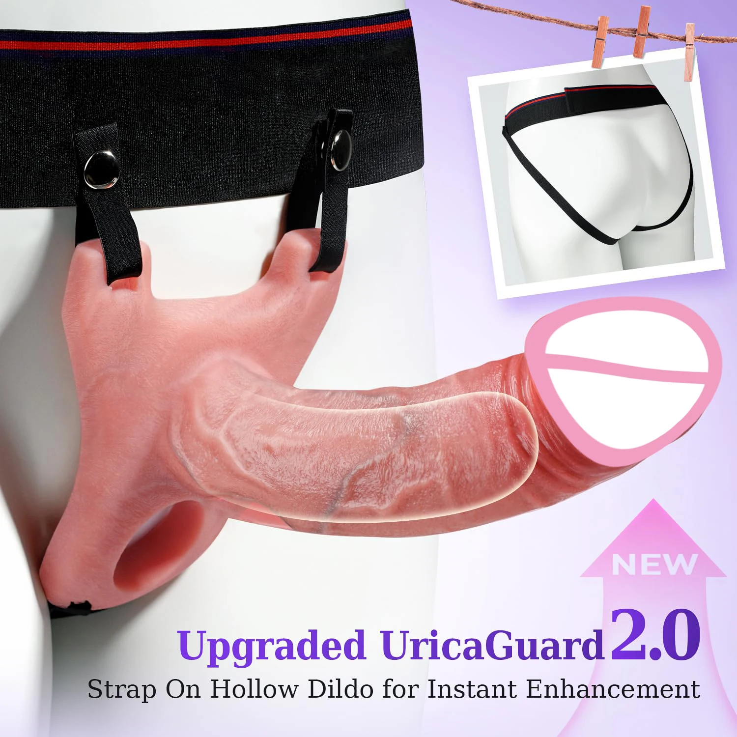 HESEKS 5 em 1 cinta em vibrador oco pênis anel ampliador APP controle remoto cinta-on pênis manga vibrador brinquedos sexuais para homens 18+