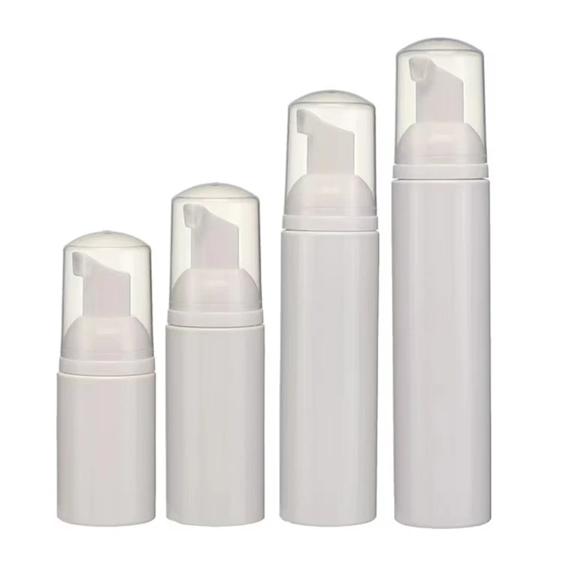 20 pz 30 ml 60 ml pompa di schiuma di plastica bottiglia vuota detergente per il viso bottiglie cosmetiche dispenser di sapone disinfettante per le mani riutilizzabile all'ingrosso