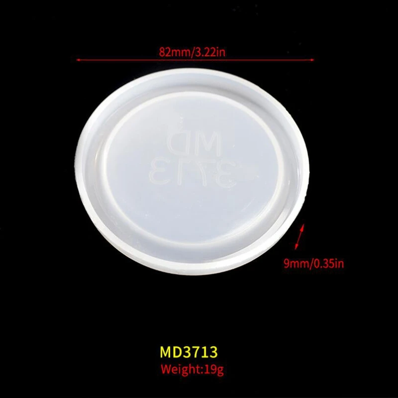 Stampi per sottobicchieri in resina con stampi in Silicone da 4 pezzi, stampi epossidici per sottobicchieri in agata, stampi in resina siliconica, 2 stampi rotondi ed esagonali