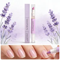 Lápiz Empujador de Cutículas 2 en 1 con Aceite, Empujador de Cutículas de Cerámica y Lápiz de Aceite, Herramienta para el Cuidado de Uñas Secas y Dañadas, Hidrata y Abrillanta