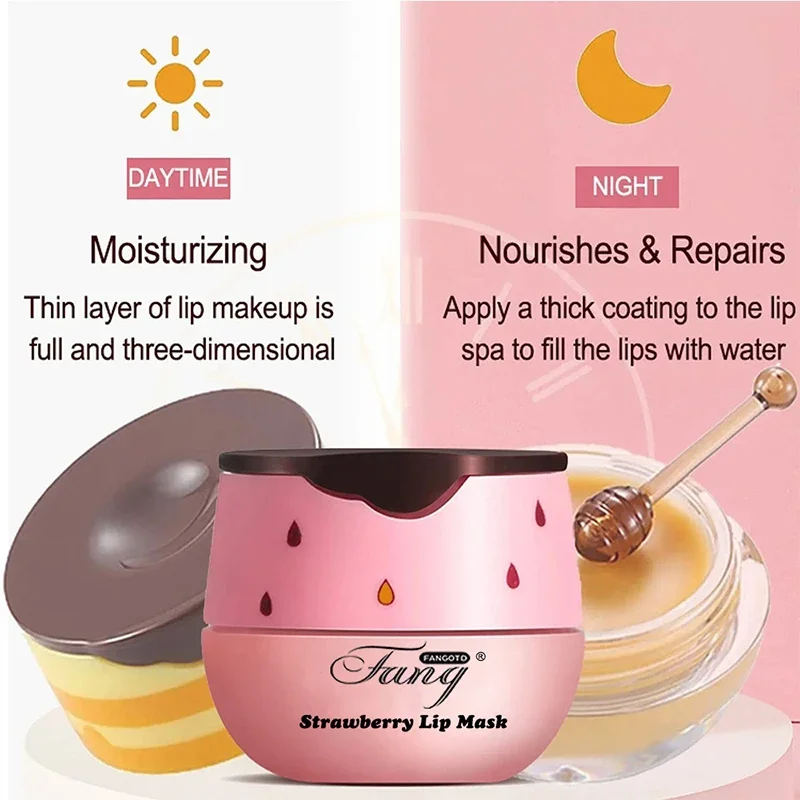 Lip Care Mask Propolis Moisturizing Lip Balm Exfoliating Sleep Nourishing Maintenance Lip Gloss Bleach Cream Reduce Lip Wrinkles