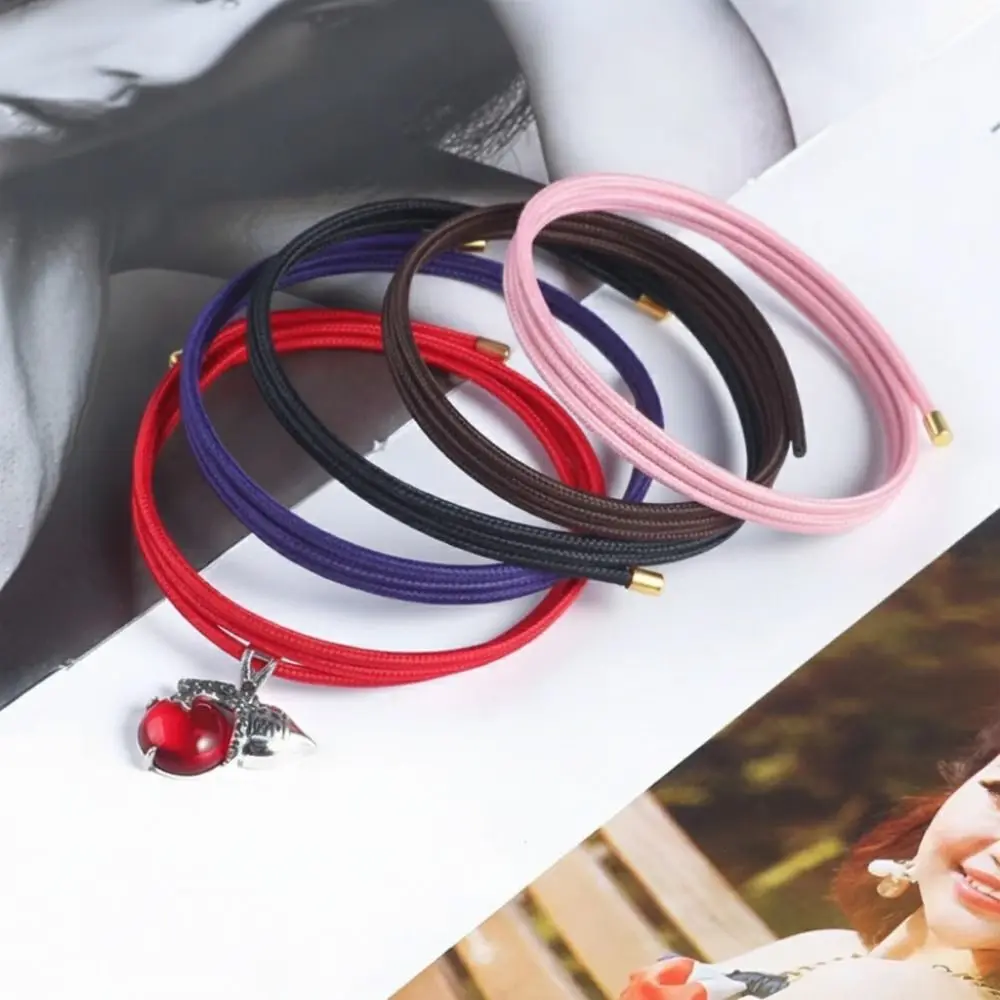 Multicolor Magnetic Rope Adjustable 51cm Length Magnetic Rope Bracelet Automatic Magnetic Slim Thin Design Magnetic Bracelet