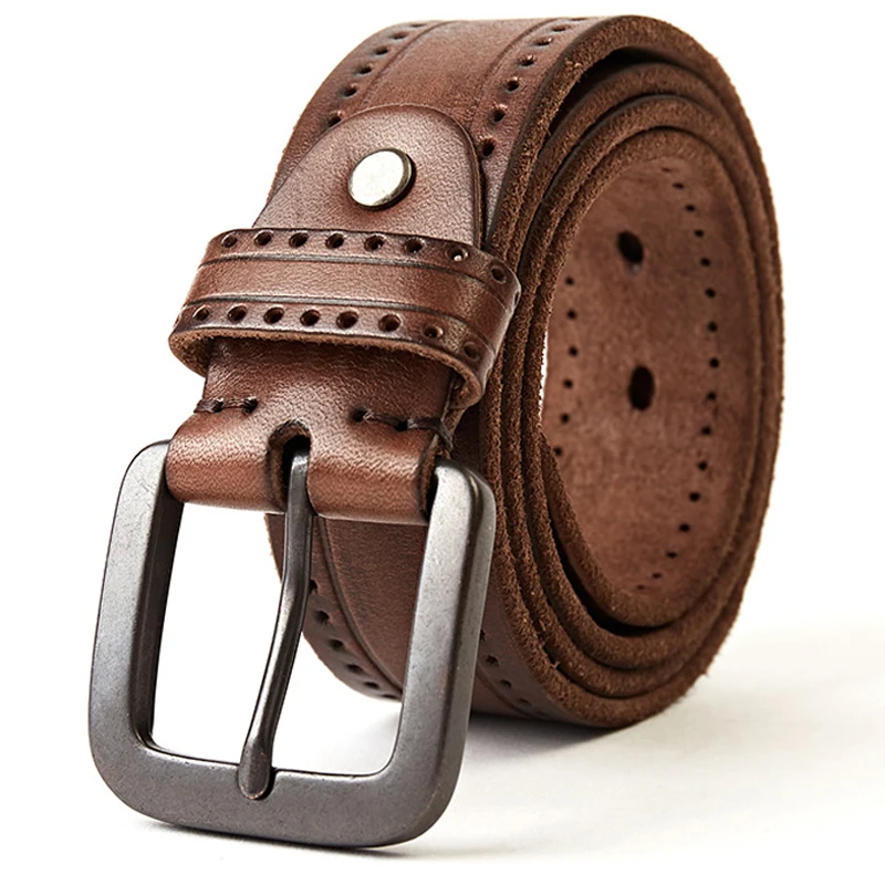 

Vintage Rugged Belts Available In Multiple Styles And Colors Sizes 100% Italian Leather Belt For Casual Pants