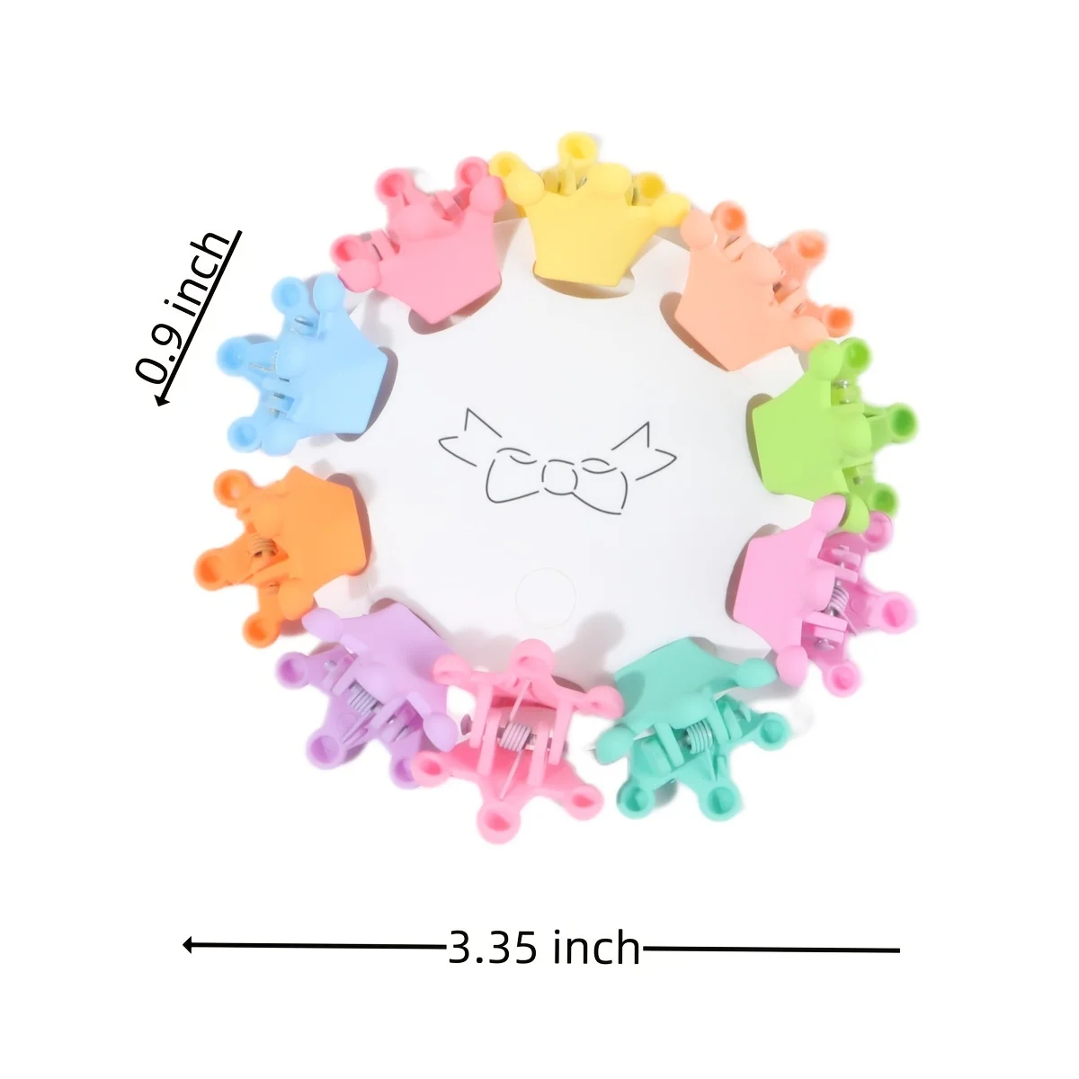 10pcs Girls Hair Claw Clips Mini Beautiful Cute Princess Hair Accessories Candy Color Hair Pin Flower Hair Clips For Women