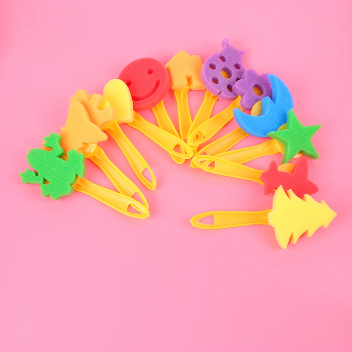 Mini Paint Brushes Sponge Toys for Kids Drawing Roller Painting Toddler Sponges