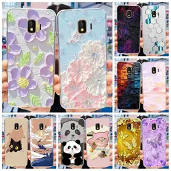 For Samsung Galaxy J2 Core Pro 2018 Case Fashion Flower Cartoon Clear Silicone Soft Cover For Samsung J2Core J2Pro J2 2018 Funda